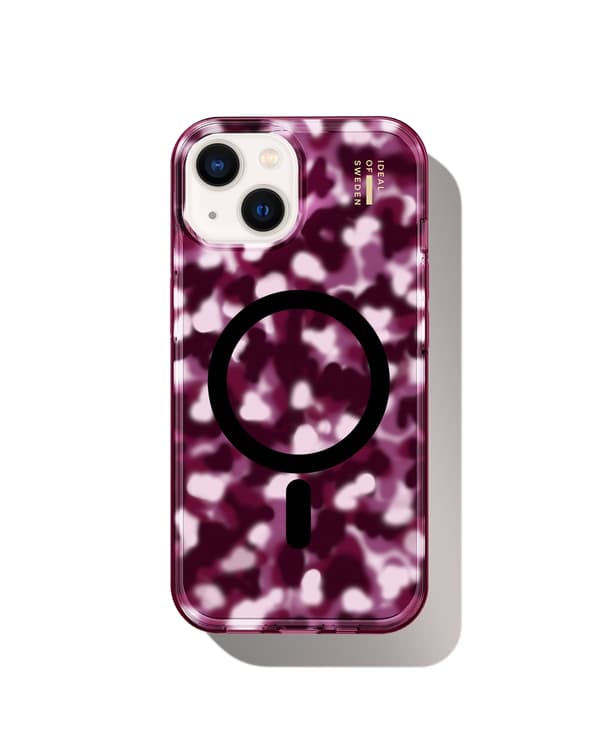 Clear Case MagSafe iPhone 13 / 14 / 15 / 16e / 17e Cherry Crush