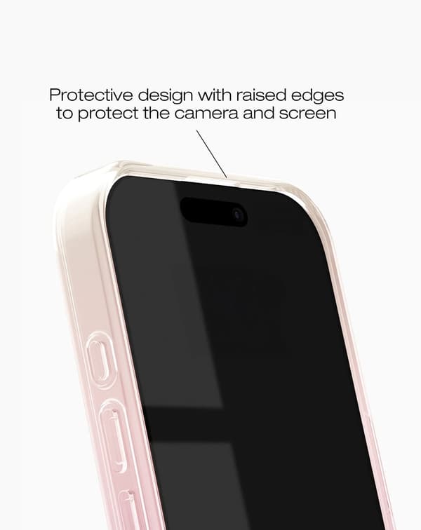 Clear Case MagSafe iPhone 16 Pro Rose Blush