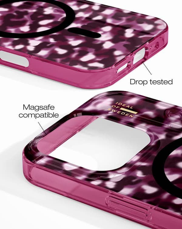 Clear Case MagSafe iPhone 16 Pro Cherry Crush