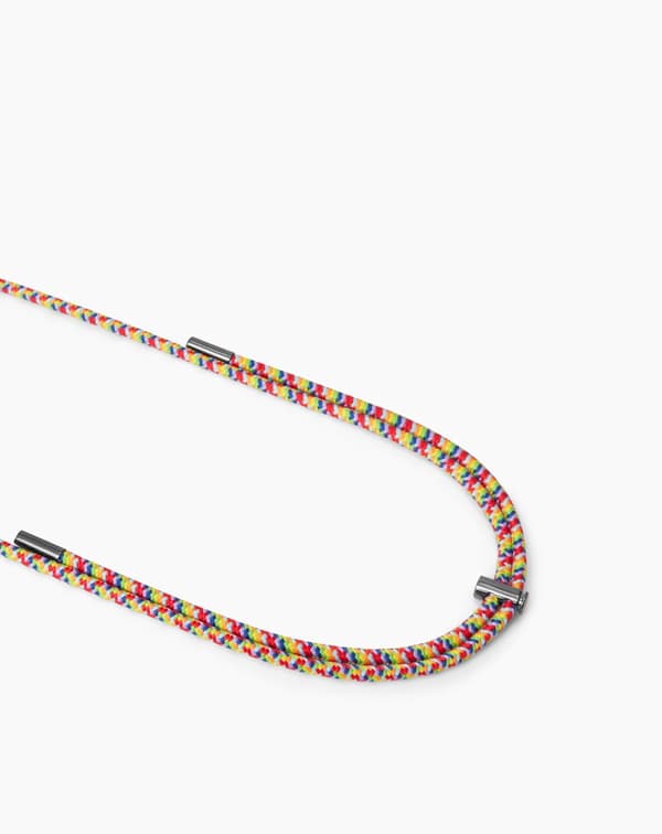 Cord Phone Strap Rainbow