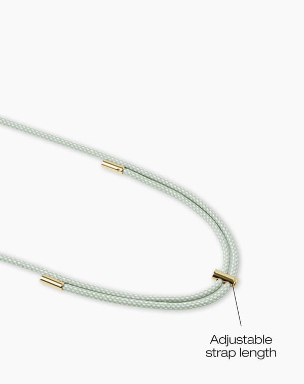 Cord Phone Strap Sage Green