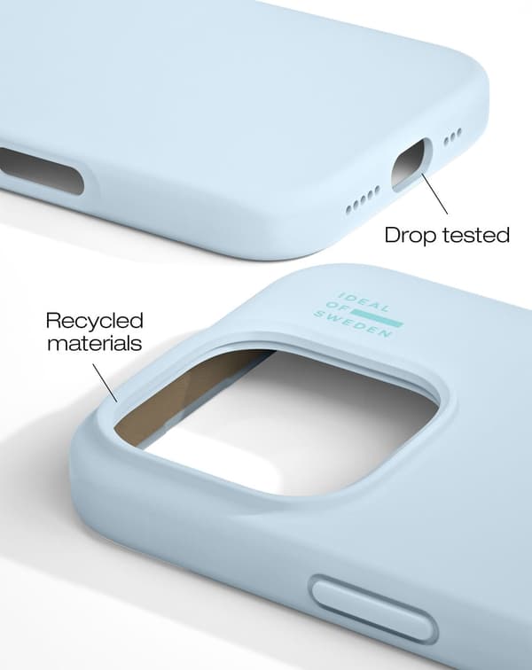 Silicone Case iPhone 16 Pro Light Blue