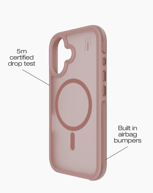 Ideal Bumper Case MagSafe iPhone 17 Blush Pink