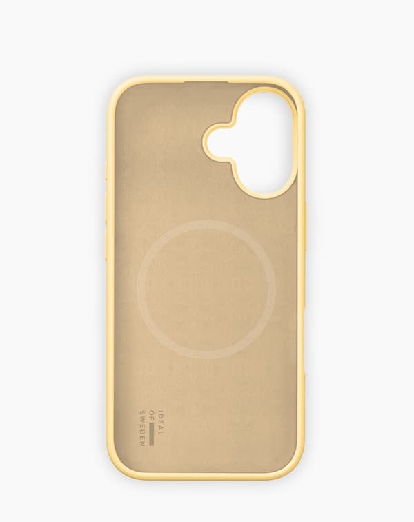 Silicone Case MagSafe iPhone 16 Soft Lemon