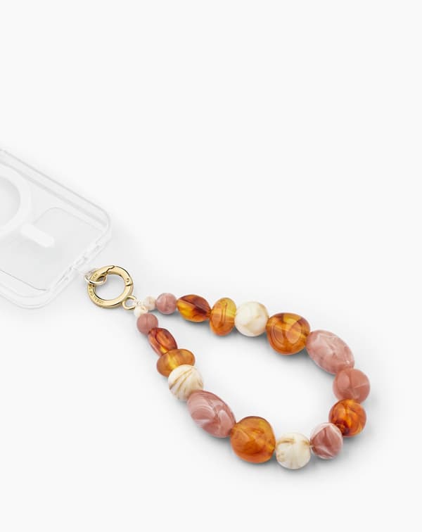 Phone Wristlet Strap Boho Beads