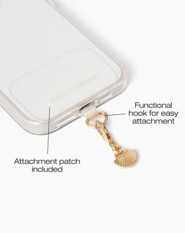 Charm Sea Shell Gold