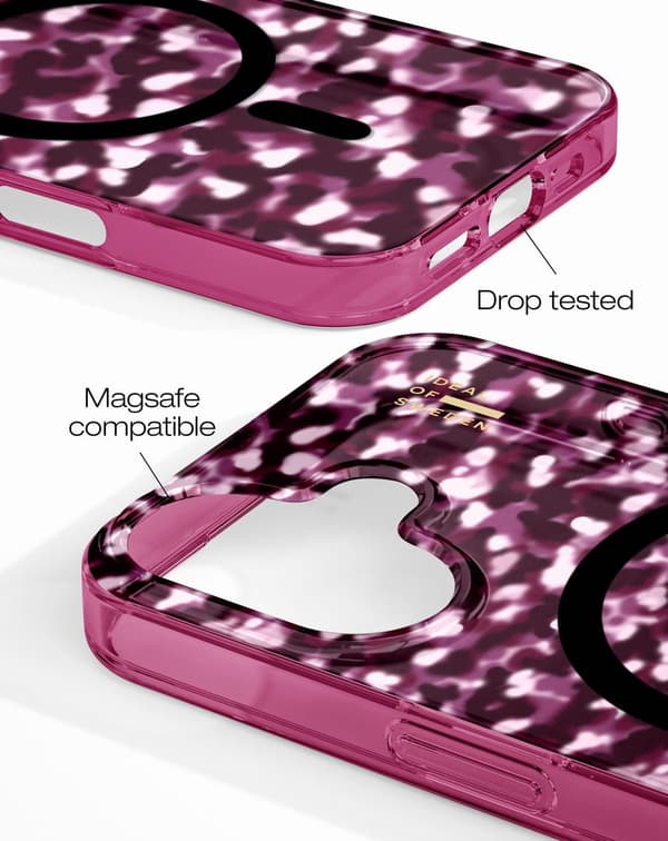 Clear Case MagSafe iPhone 16 Cherry Crush