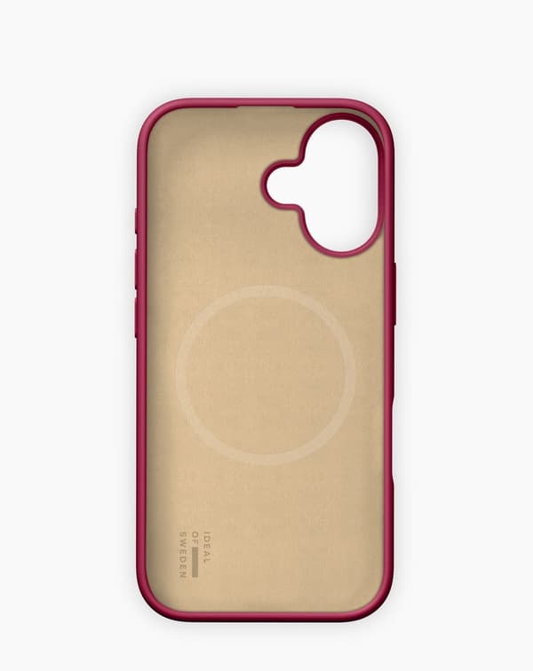 Silicone Case MagSafe iPhone 17 Cranberry