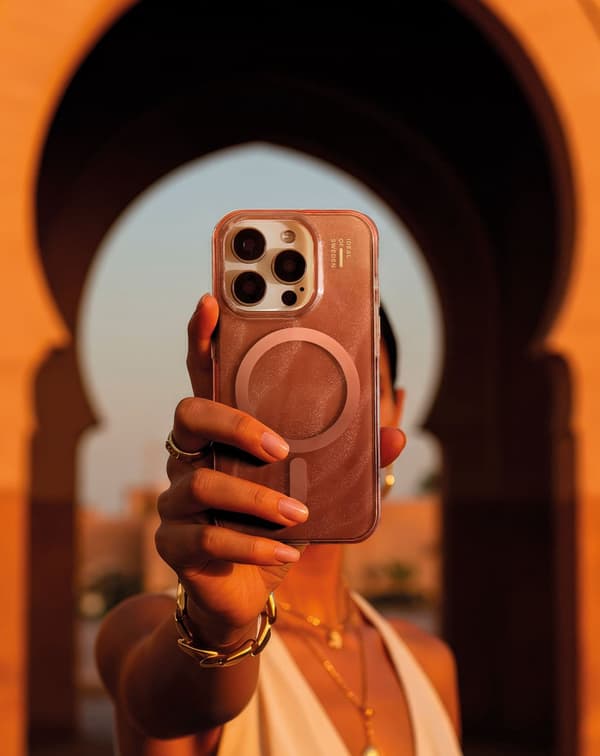 Clear Case iPhone Air Mocha Mousse