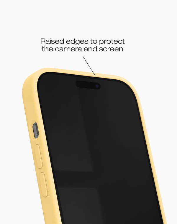 Silicone Case iPhone 13 / 14 / 15 / 16e / 17e Soft Lemon