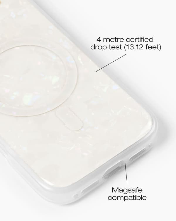 Pearlised Case MagSafe iPhone 16 Pro White