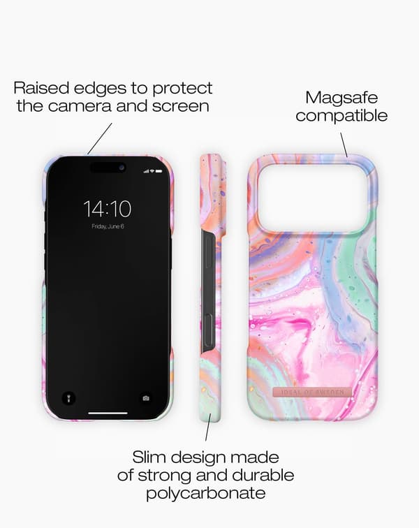 Printed Case MagSafe iPhone 17 Pro Pastel Marble