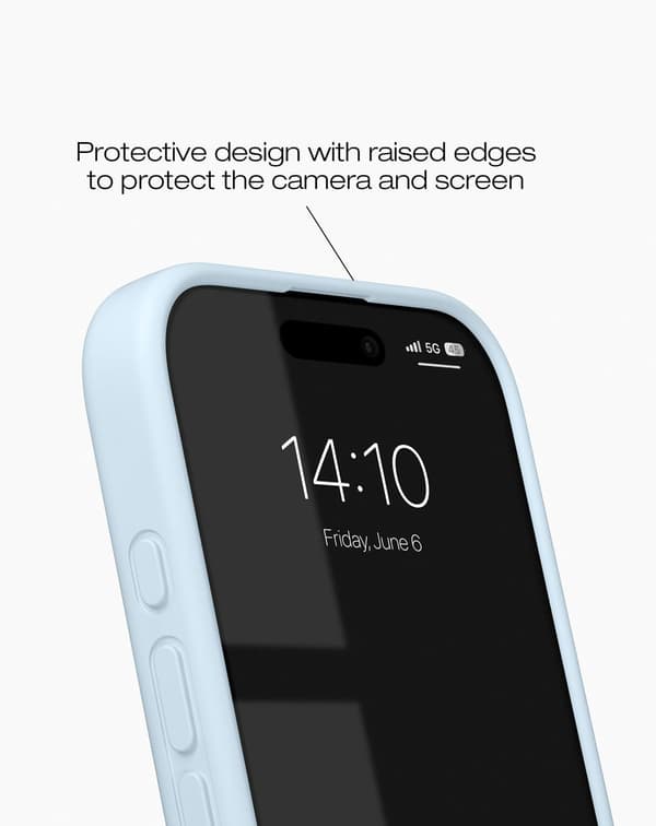 Silicone Case iPhone 16 Pro Light Blue
