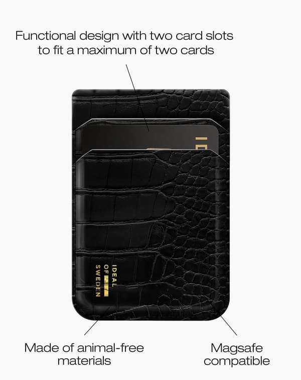 Card Holder MagSafe Black Croco