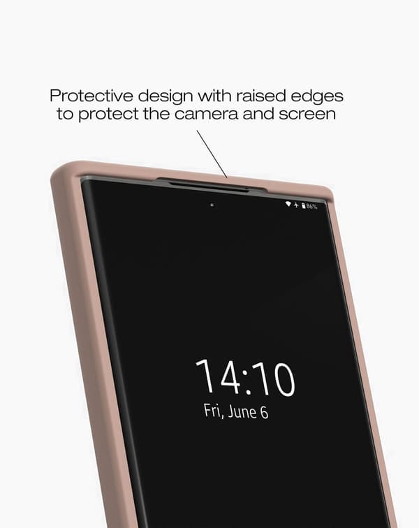 Silicone Case Galaxy S24 Ultra Blush Pink