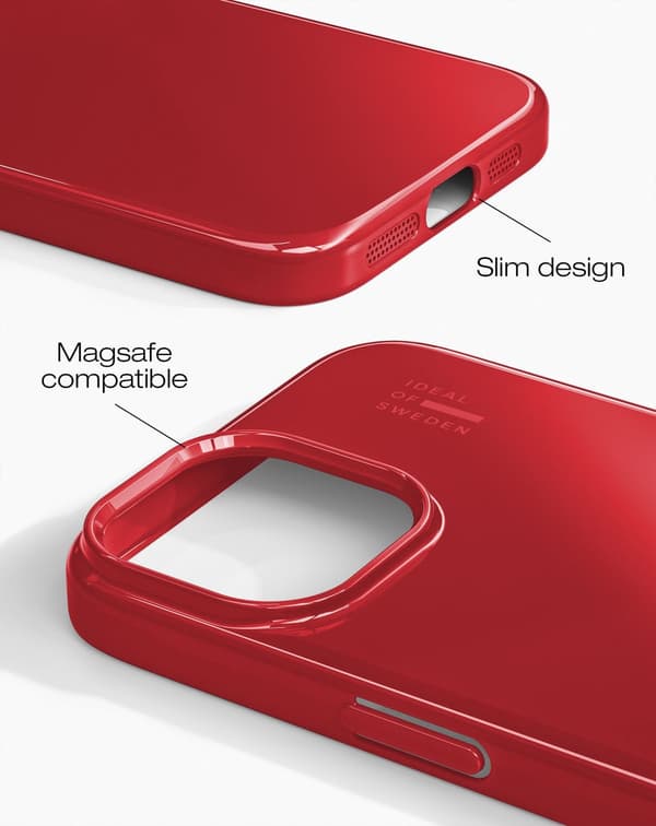 Slim Case MagSafe iPhone 13 / 14 / 15 / 16e / 17e Power Red