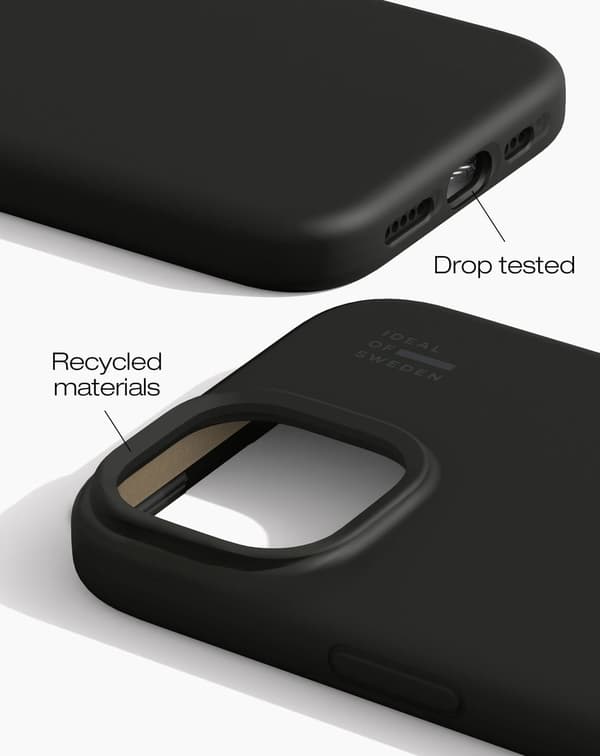 Silicone Case MagSafe iPhone 13 / 14 / 15 / 16e / 17e Black