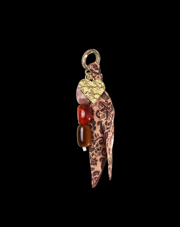 Bag Charm Paisley Scarf