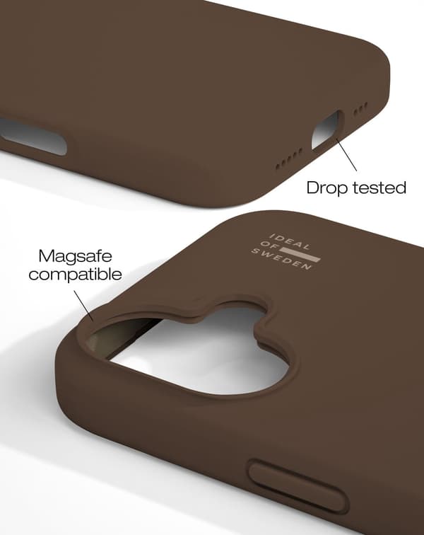 Silicone Case MagSafe iPhone 17 Mocha Mousse