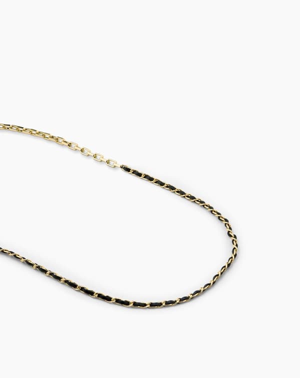 Chain Strap Noir Gold