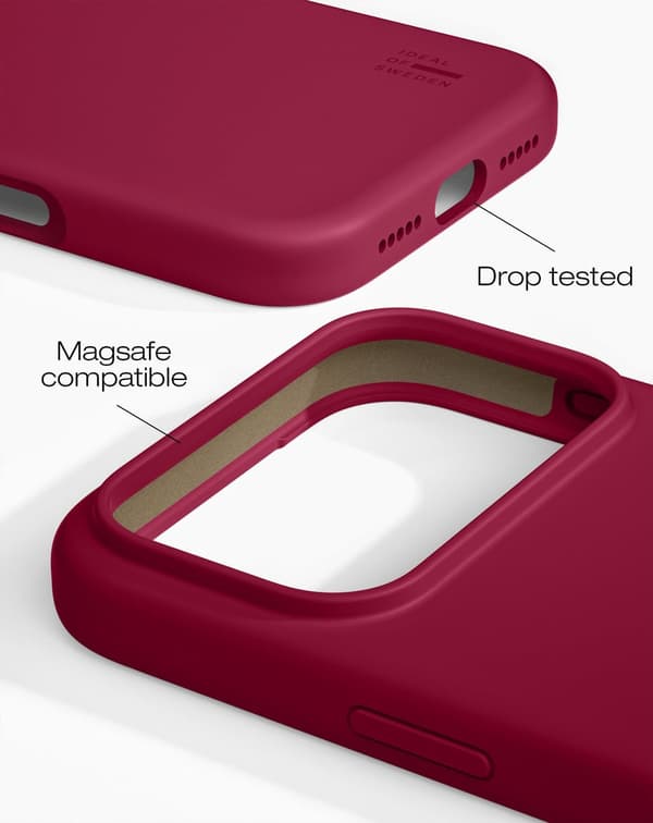 Silicone Case MagSafe iPhone 17 Pro Cranberry