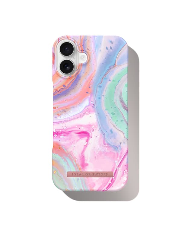 Printed Case MagSafe iPhone 16 Pastel Marble