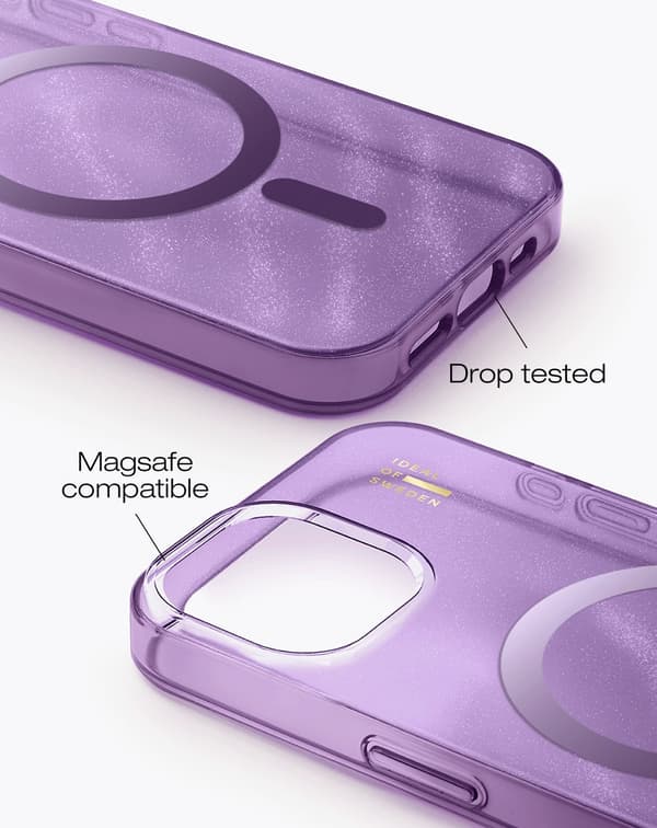 Clear Case MagSafe iPhone 13 / 14 / 15 / 16e / 17e Amethyst Mist
