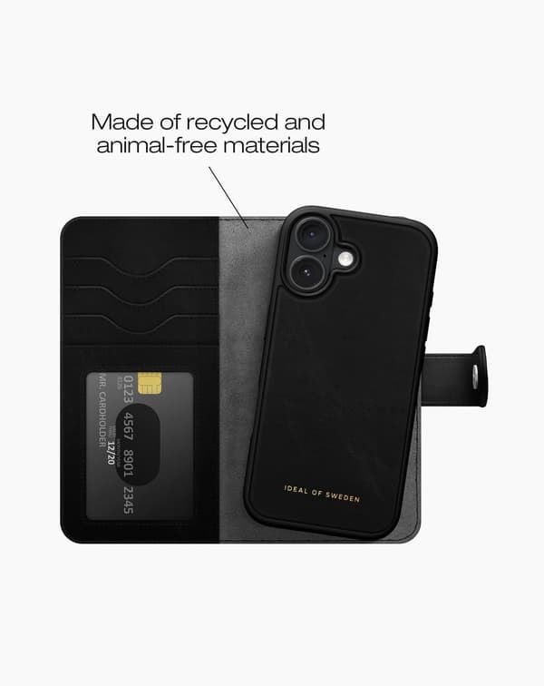 Magnet Wallet+ iPhone 16 Black