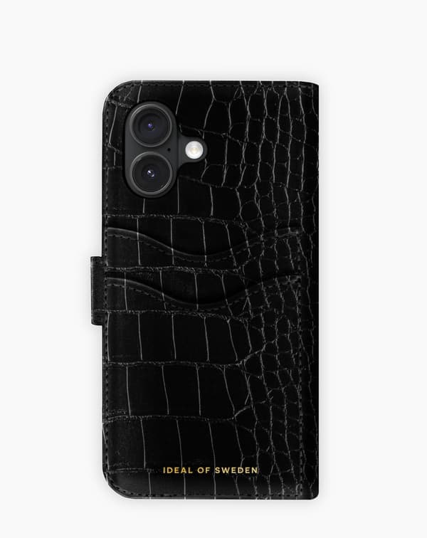 Magnet Wallet+ iPhone 17 Black Croco