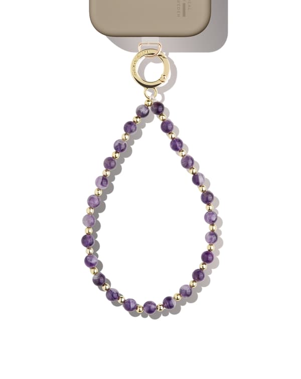 Phone Wristlet Strap Amethyst