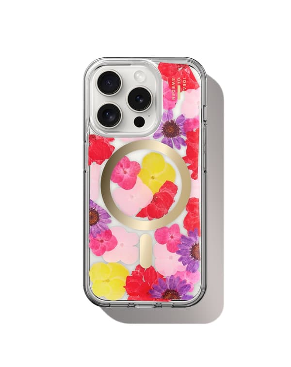 Clear Case MagSafe iPhone 15 Pro Tropical Floral