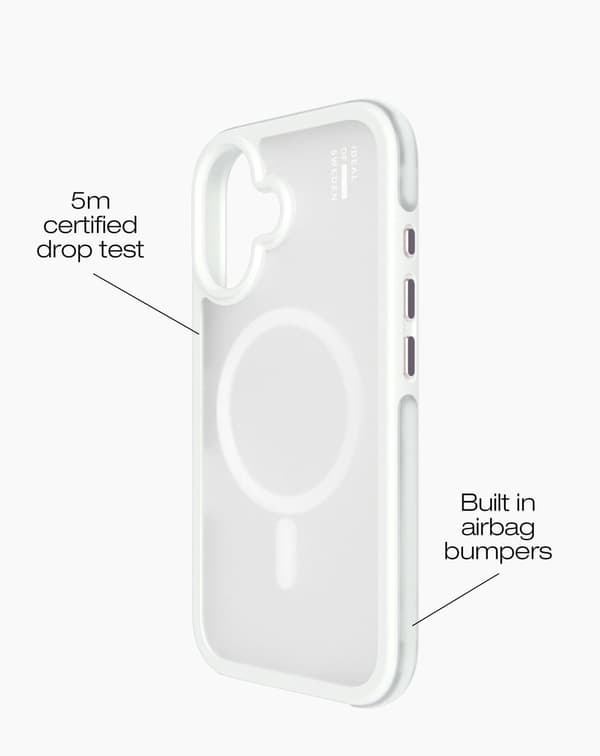 Ideal Bumper Case MagSafe iPhone 16 Plus Cloudy White