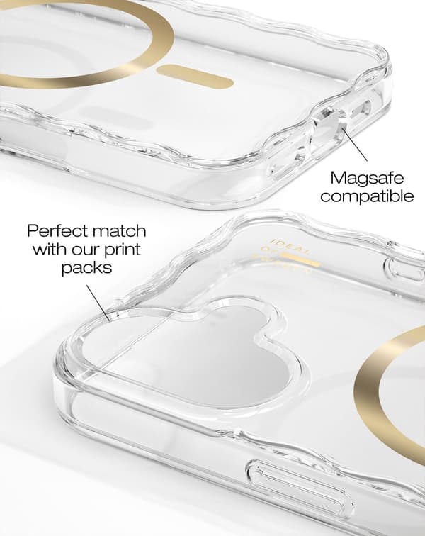 Wavy Case MagSafe iPhone 17 Clear