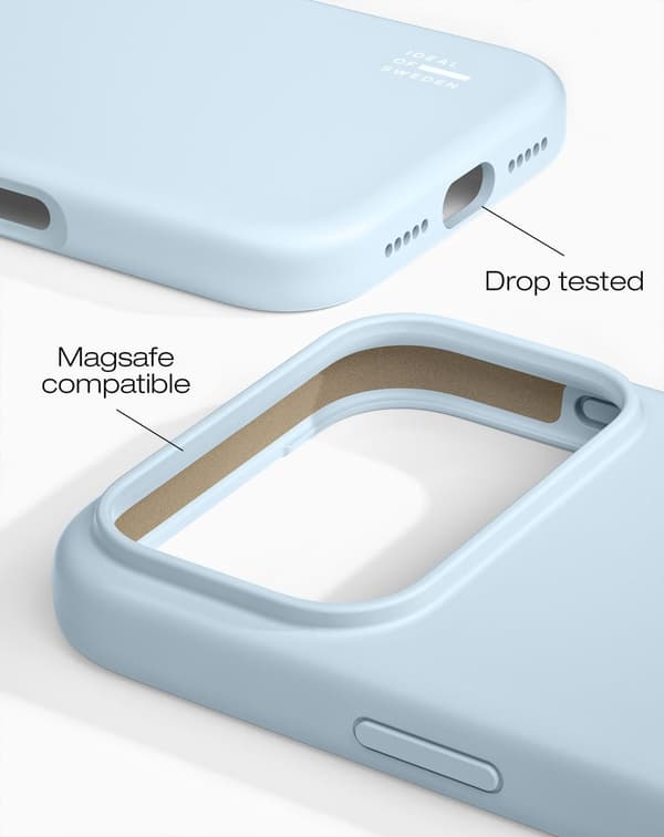 Silicone Case MagSafe iPhone 17 Pro Light Blue