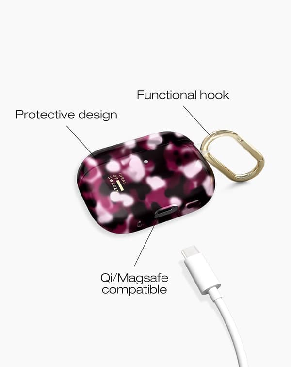 Clear AirPods Case Pro 3 Cherry Crush