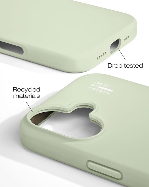 Silicone Case iPhone 16 Sage Green
