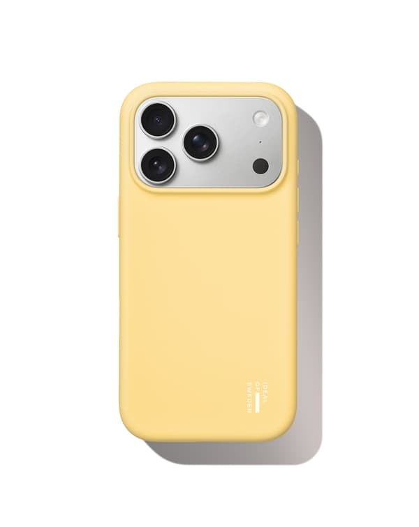 Silicone Case MagSafe iPhone 17 Pro Soft Lemon