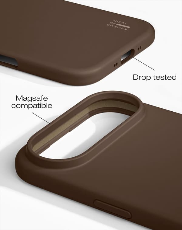 Silicone Case MagSafe iPhone Air Mocha Mousse