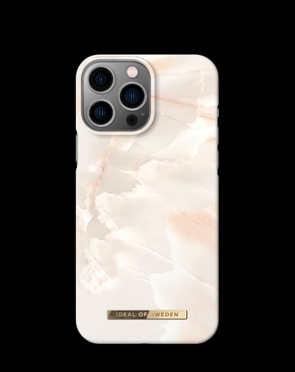 Printed Case iPhone 14 Pro Max Rose Pearl Marble