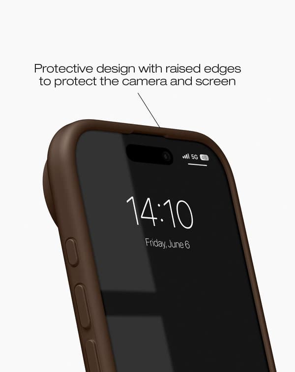Silicone Case MagSafe iPhone Air Mocha Mousse