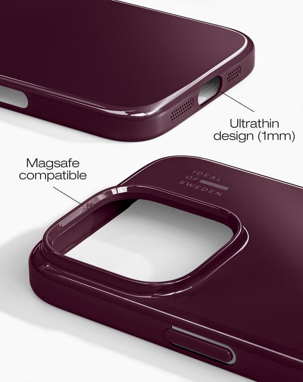 Slim Case MagSafe iPhone 16 Pro Max Glossy Cherry