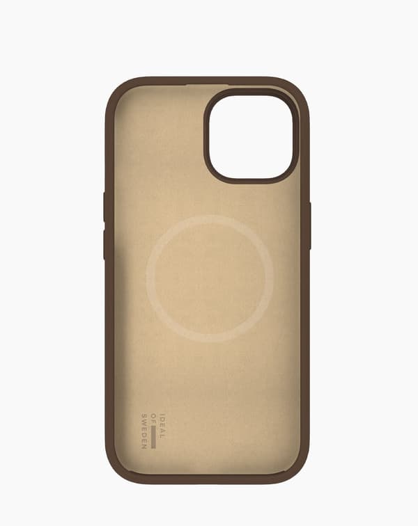 Silicone Case MagSafe iPhone 13 / 14 / 15 / 16e / 17e Mocha Mousse
