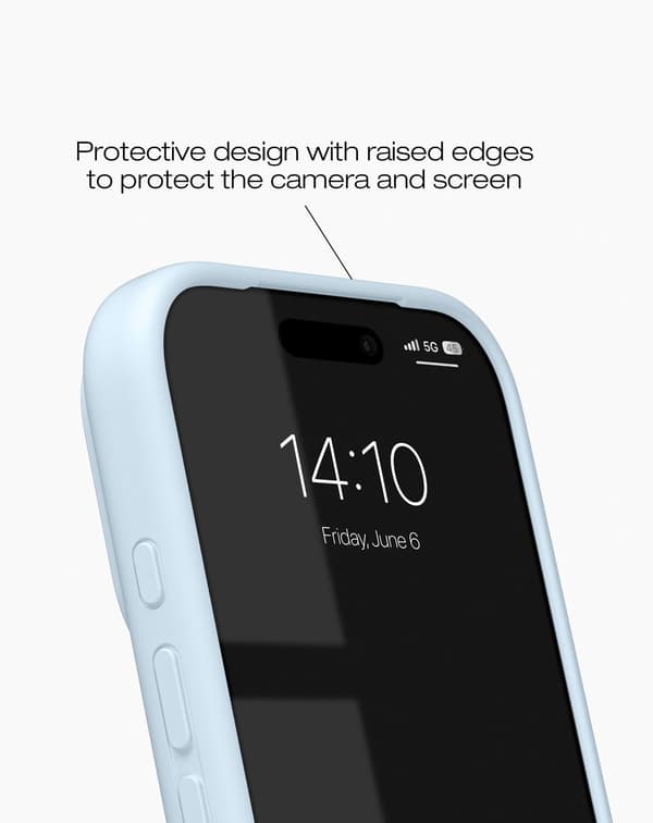 Silicone Case MagSafe iPhone 17 Pro Light Blue