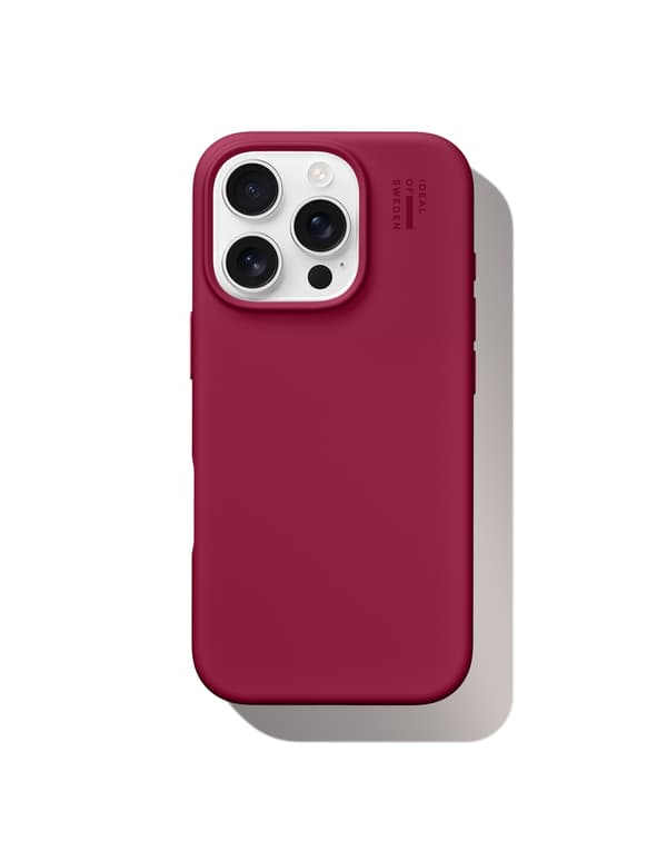 Silicone Case MagSafe iPhone 16 Pro Max Cranberry