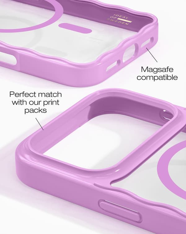 Wavy Case MagSafe iPhone 17 Pro Max Pink
