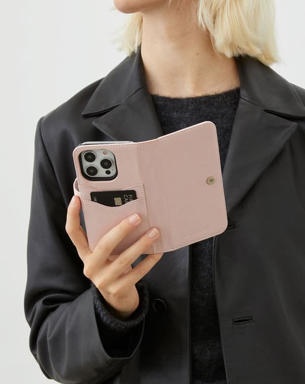 Magnet Wallet+ iPhone 16 Pro Max Pink