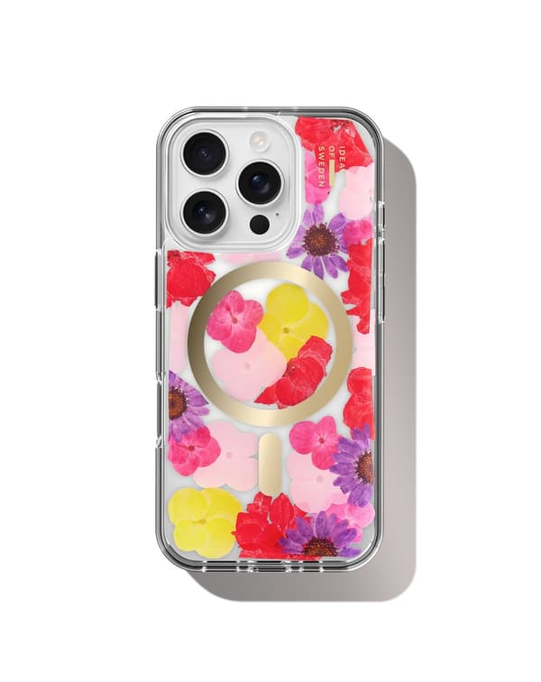 Clear Case MagSafe iPhone 16 Pro Tropical Floral