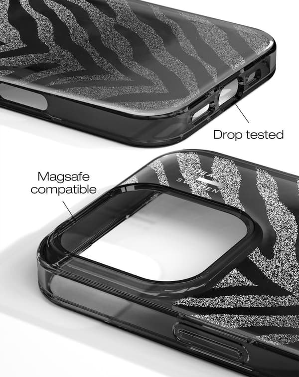 Clear Case iPhone 16 Pro Max Zebra Mystique