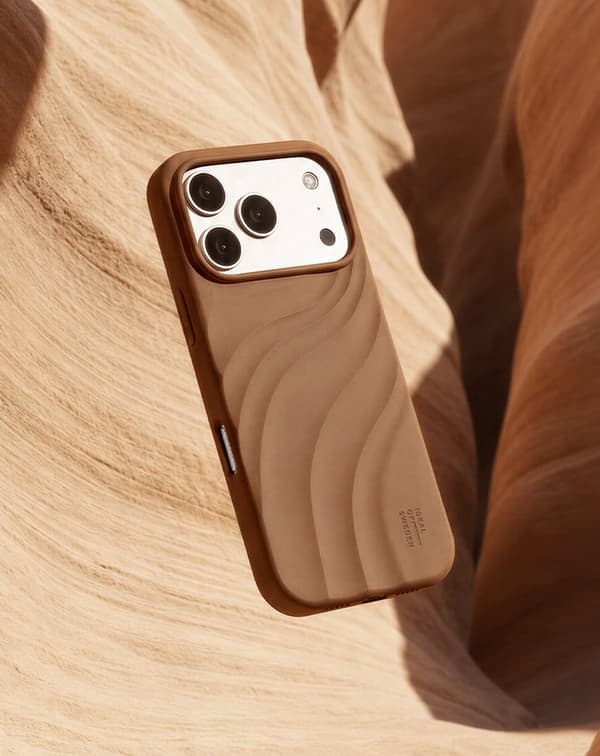 Soft Swirl Silicone Case MagSafe iPhone 17 Pro Max / 18 Pro Max Salted Caramel