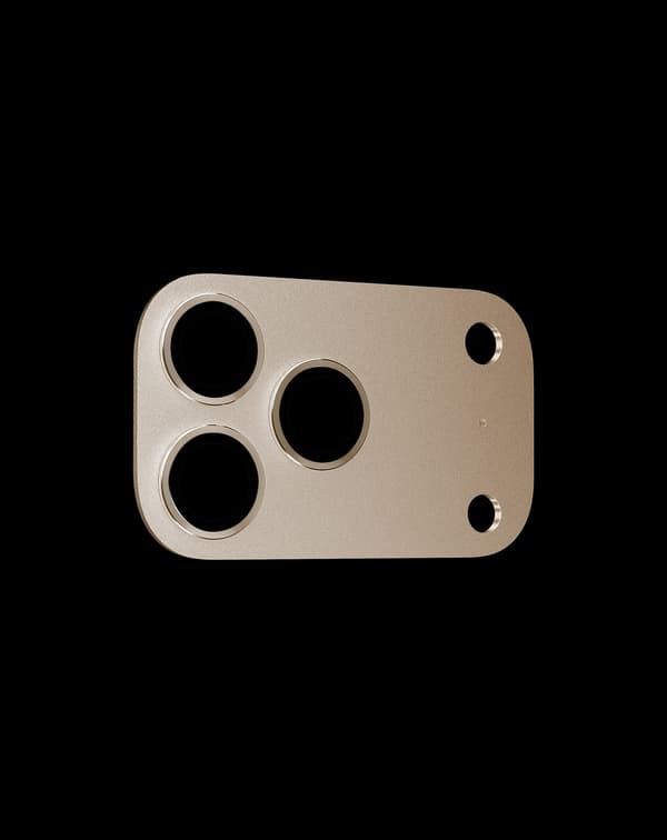Camera Lens Protector 3D iPhone 17 Pro Aluminium Gold